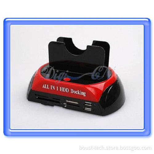 Boust 3.5"/2.5" SATA/HDD/IDE Dual Docking Station+USB Hub (BST-AGM)